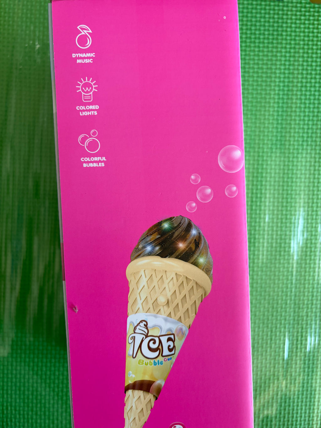 Машинка за сапунени балони „Ice Bubble Cream“ със светлина и звук
